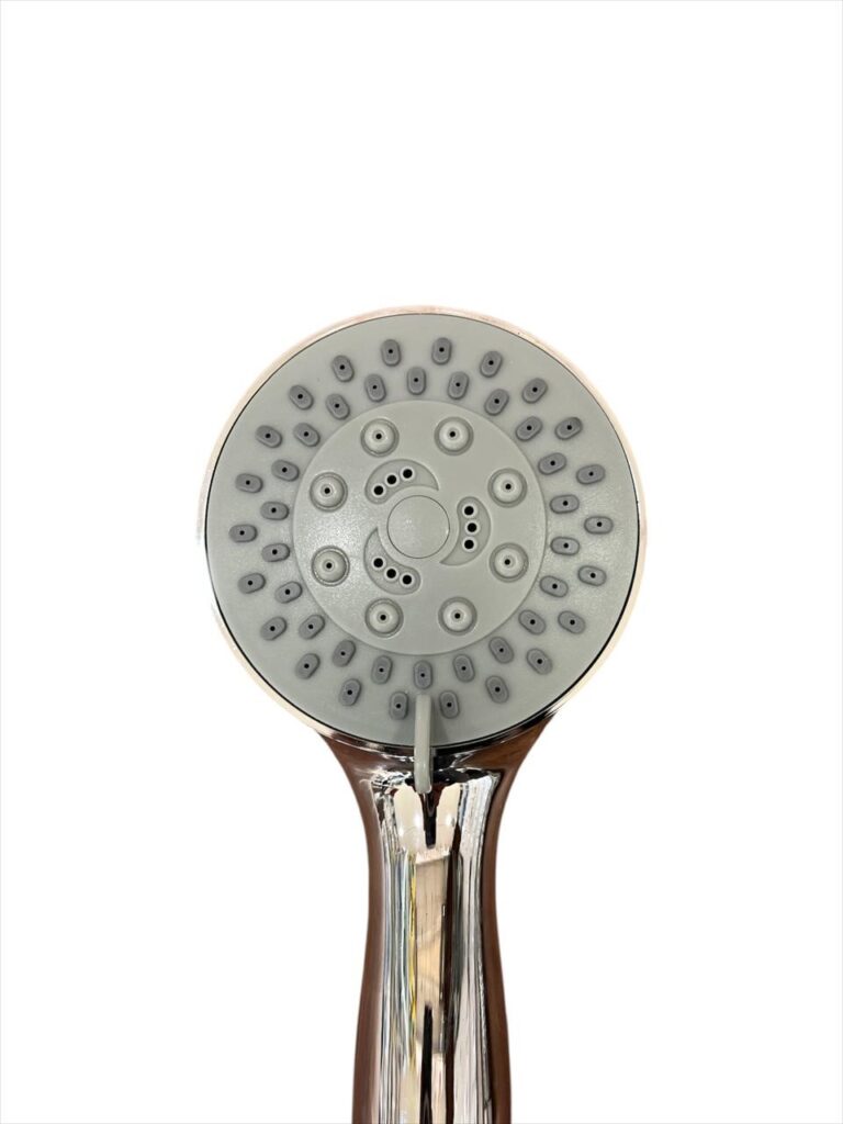 Ducha teléfono con manguera flexometálica y soporte cromado