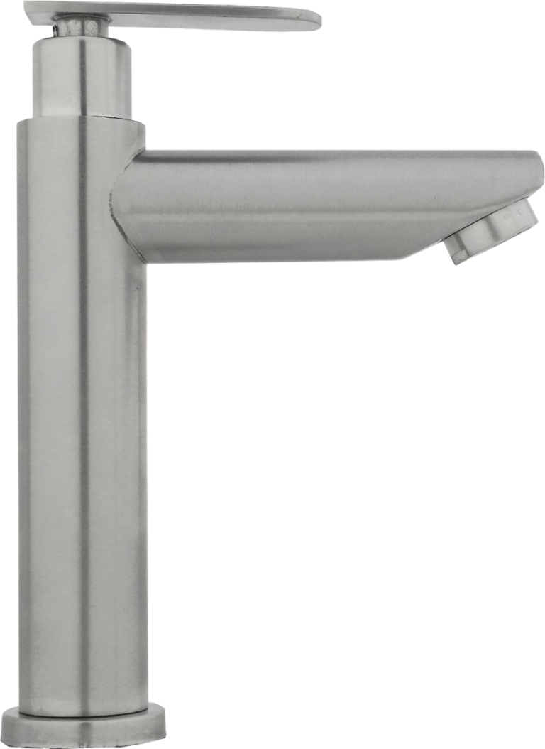 Llave Lavamanos Agua Fría Cylinder Satín Bajo