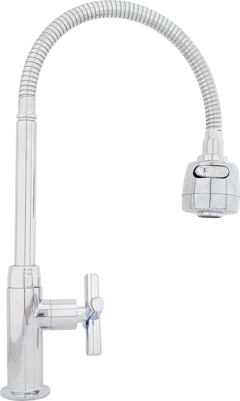 Llave Lavaplatos Flexible Multichorro Agua Fria